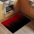 thumbnail image 2 of Red Black Ombre Front Door Rugs 2x3 ft Abstract Modern Lines Gradient Small Rug for Entryway Non Slip Washable Bathroom Door Mat Absorbent Floor Mat for Indoor Entrance, 2 of 9