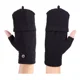 thumbnail image 3 of Guantes Tejidos Invierno Frio Dedos Descubiertos Para Unisex, 3 of 8