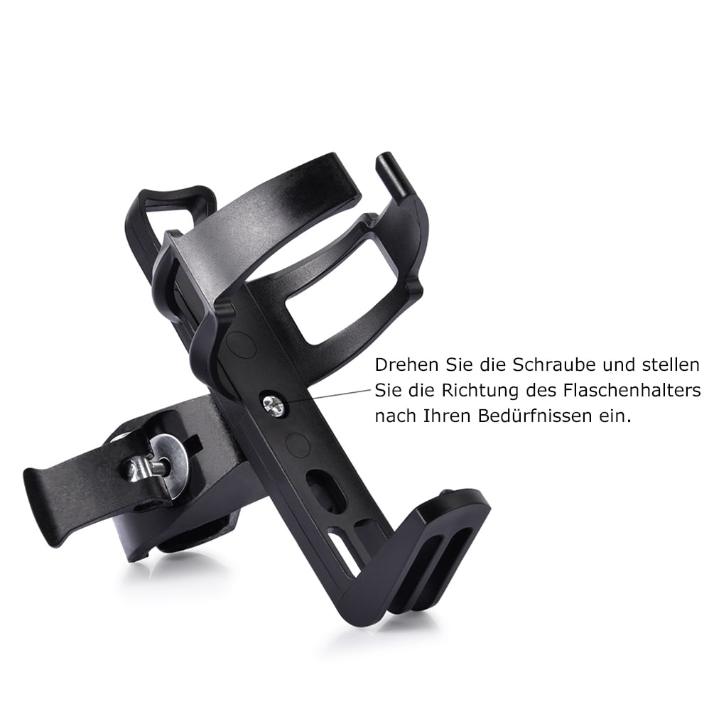 ProChosen Bike Bottle Holder Universal Stroller Cup Holder 360 Degrees Rotation Bicycle Water Cup Holder Durable Cycling Bottle Cages for Bicycles Baby Strollers Wheelchair