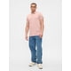 thumbnail image 2 of Camiseta tipo Polo GAP Stretch Piqué para Hombre en Rosa Antiguo Talla L, 2 of 3