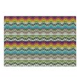 thumbnail image 1 of Geometric Cutting Board, Pattern with Geometric Prehistoric Effects in Contrast Colors Art, Decorative Tempered Glass Cutting and Serving Board, Small Size, Multicolor, by Ambesonne, 1 of 1