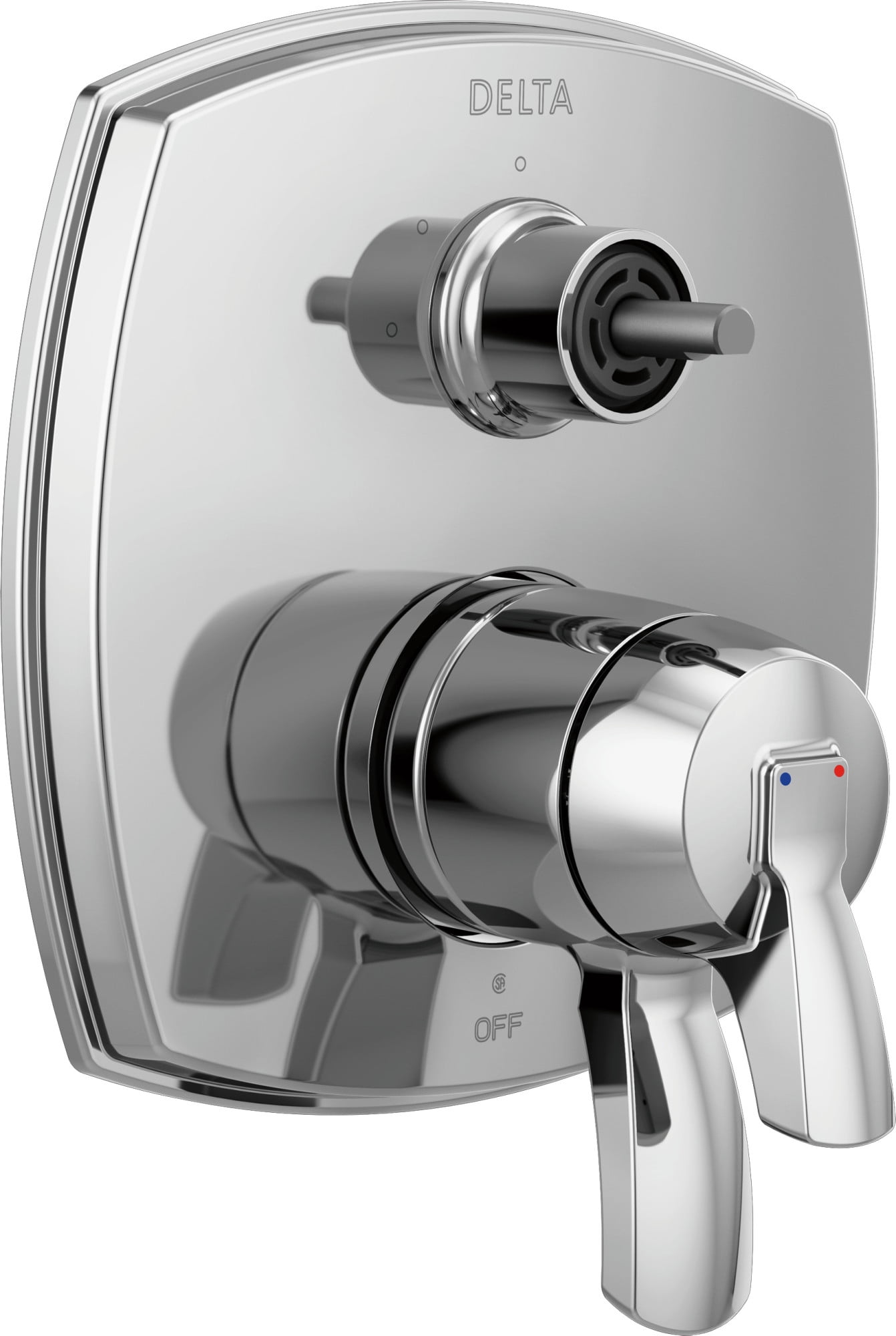 Delta Stryke: 17 Series Integrated Diverter Trim with Three Function