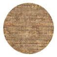 thumbnail image 3 of Unique Loom Saturn Collection Area Rug - Relay (7' Round Beige/Cream), 3 of 7