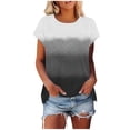 thumbnail image 2 of Short Sleeve Tshirts Shirts for Women Vintage Womens Tops Trendy 2025 Tie Dye Shirt Women Plus Size Tank Tops for Women, 2 of 8