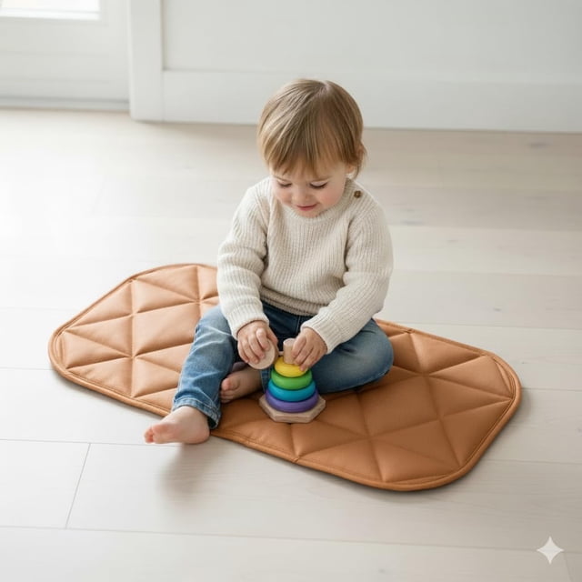 Colchoneta Cambiadora Uniklook Ámbar de Cuero Vegano 41x76 cm