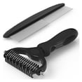 thumbnail image 4 of Deshedding Dog Brush,Dematting Comb For Dogs,Pet Pro Grooming Tool Undercoat Rake For Dogs,Dog Brush For Long Haired Dogs,Shedding Brush Dog Hair Undercoat Rake for Dogs & Cats, 4 of 9