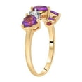 thumbnail image 2 of Galaxy Gold 14K Yellow Gold Natural Diamond Heart Ring - April Birthstone - Strength & Brilliance - Sizes 5.5 to 11 - Fine Jewelry for Women, 2 of 2