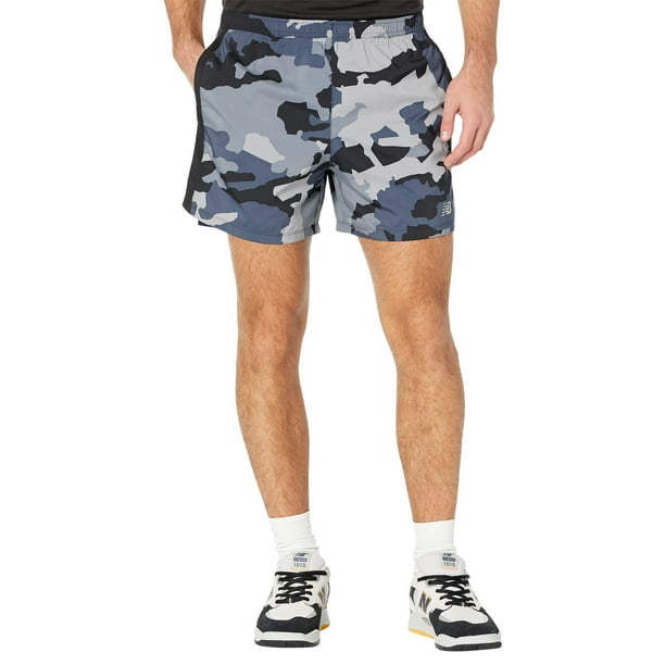 Pantalones cortos New Balance Accelerate de 5 pulgadas para hombre con estampado XXL Thunder