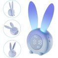 thumbnail image 5 of Despertador para niños, luces nocturnas para niños, dormitorio de niñas y niños pequeños, 5 tonos de llamada, calendario de temperatura, control táctil y función de repetición con 2000 ma, 5 of 5