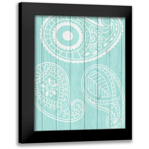 Robinson, Tamara 20x24 Black Modern Framed Museum Art Print Titled - Paisley II