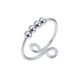 thumbnail image 3 of Birdeem Anxiety Rings for Men Women Open Finger Rings with Beads Stress Reliever Rings for Anxiety Stress Relieving Jewellery, 3 of 10