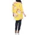 thumbnail image 2 of Women's Plus Size Floral Print Off Shoulder Tunic Top, 2 of 4
