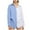 #083-Light Blue, variant on Craaazy Women's Lapel Striped Long Sleeve Button Down Shirts Gifts
