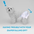 thumbnail image 3 of Paw Inspired Stay Put Dog Diaper Holder for Use with Calming Weighted Anxiety Vest  (Sold Separately), Compatible with Disposable or Washable Dog Diapers, 3 of 7