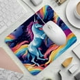 thumbnail image 2 of Unicorn Square Desk Mat Mouse Mat Mouse Pad, 8.3x9.8 Inch, Non-Slip Rubber Bottom, Printed, Suitable for Office and Gaming, 2 of 6