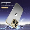 thumbnail image 4 of Compatible with iPhone 15 Plus Case with Camera Lens Protector, Aluminum Metal Frameless, Borderless Design, Slim Thin & Lightweight, Shockproof Bumper Cover, for Women and Men (Gold), 4 of 14