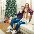 thumbnail image 5 of Gymax 5 FT Pre-lit Hinged Christmas Tree Artificial Pencil Xmas Tree w/ LED Lights, 5 of 10