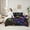 Purple Green Pink, variant on Castle Fairy Kids Teens Gothic Moth Skull Bedding Comforter Set 7-Piece,Black White King Bedding Sets,Galaxy Universe Moon Stars Ultra Soft Bed Sheets,Lightweight Room Decor,Reversible