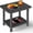 Grey, variant on Adirondack Square Side Table - 18.4" Large Panel HDPE Outdoor End Table - Weatherproof, Rustproof & Low Maintenance for Patio, Lawn, Pool, Indoor Use (Navy Blue)