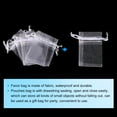 thumbnail image 3 of 50pcs Organza Bags 2x3 Inch Drawstring Favor Pouches Sheer Mesh Bag for Gift Jewelry Wedding Party White, 3 of 6
