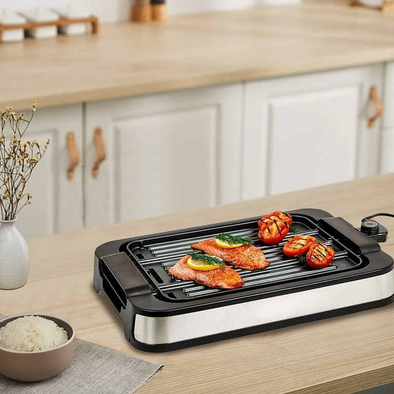 Ninja Sizzle Smokeless Indoor Grill and Griddle with Recipes