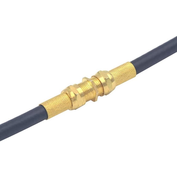 10Pcs Coaxial Cable Connector, RG6 F-Type Gold Plated Adapter Female to Female Coax Cable Extender for TV Cables