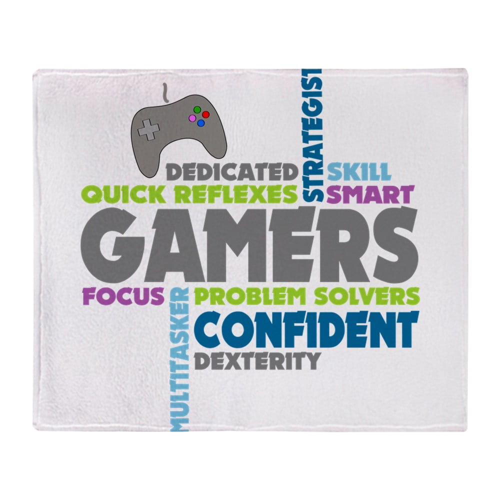 CafePress Gamers Throw Blanket Soft Fleece Throw Blanket, 50"x60