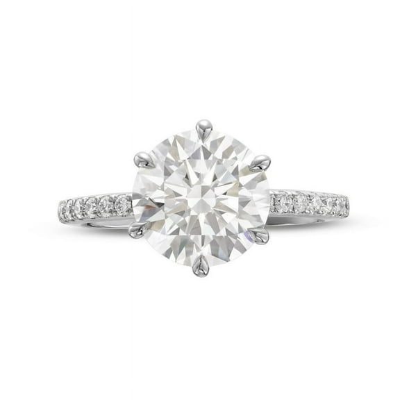 1.00 Ct Beautiful Round Shape Solitaire Genuine Diamond Wedding Ring for Gift Solid 14K White Gold Size 7 (F-G/VS1) by Diamond-Capitals