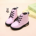 thumbnail image 5 of JFBUJC Kid Girls Snow Martin Waterproof Pu Leather Boots, 5 of 5