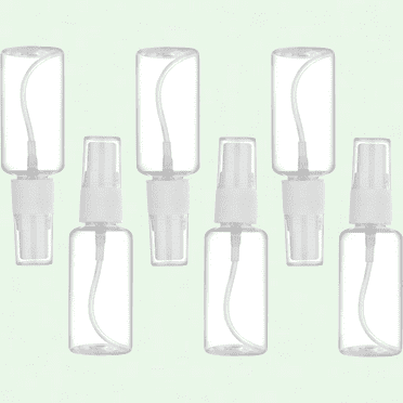1oz/30ml Small Plastic Fine Mist Spray Bottles, Mini Travel Bottles 6 Pack