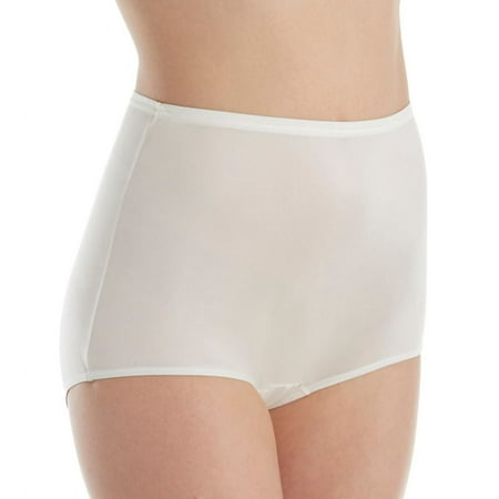 Women's Shadowline 17032 Hidden Elastic Nylon Classic Brief Panty