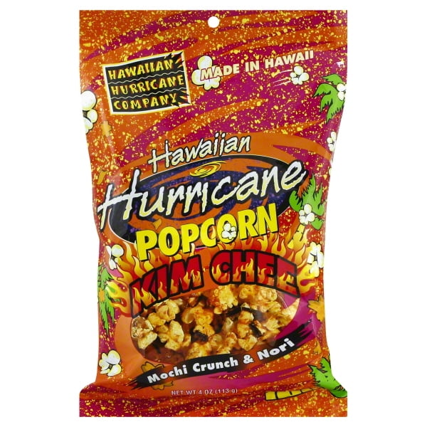 Hawaii Popcorn Company Hurricane Kim Chee Popcorn, 6 Oz.