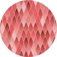 thumbnail image 1 of Ahgly Tapis Rond Lavable en Machine Intérieur Rouge Rubis, 6 Pieds Rond, 1 of 7