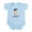 Sky Blue, variant on CafePress - Baby Cop Just Like My Daddy Police Infant Bodysuit - Baby Light Bodysuit, Size Newborn - 24 Months