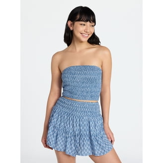 No Boundaries Faux Rhinestone Cropped Hoodie and Shorts Set, 2