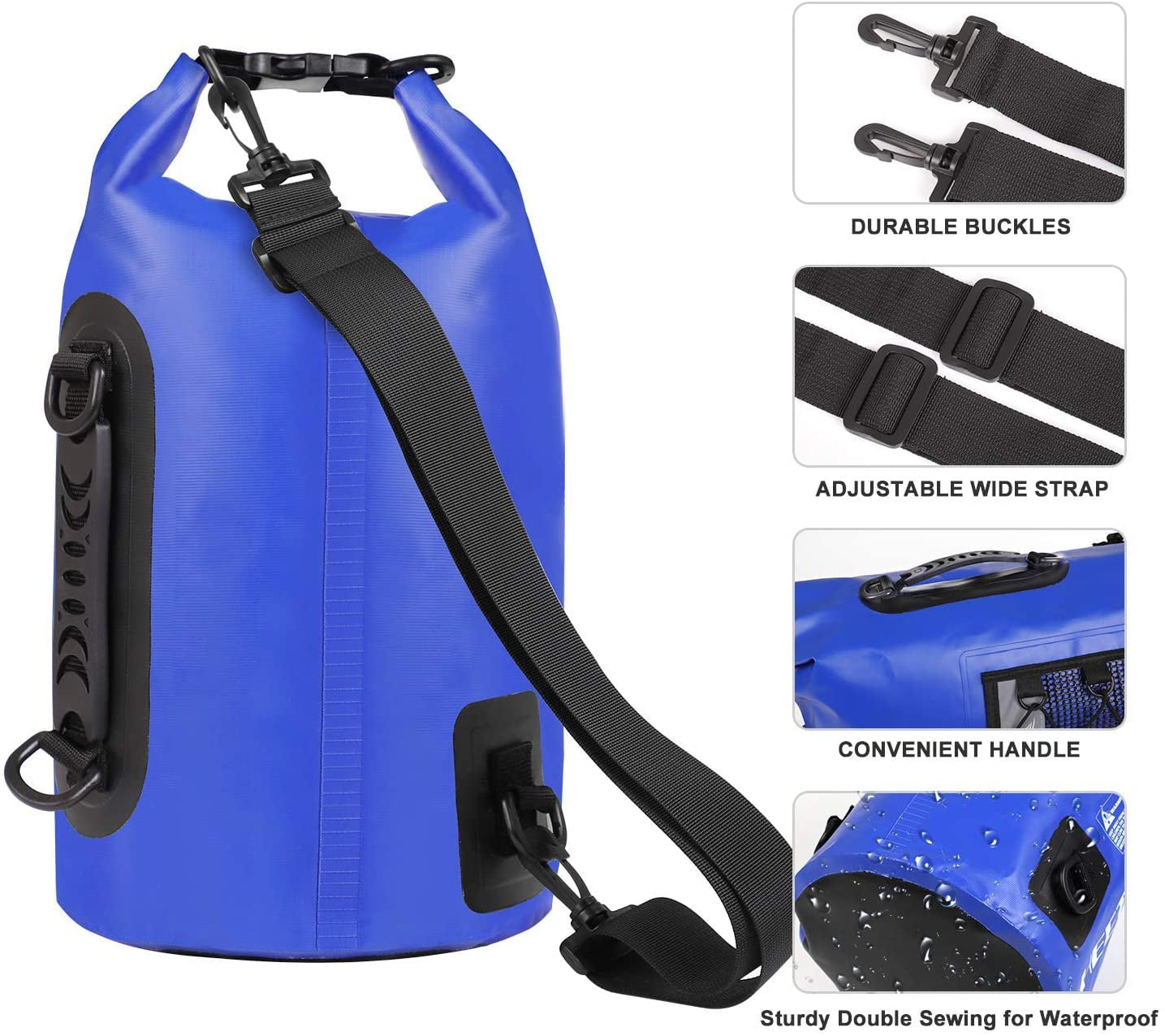Dry Bag Hot Surf 69 Dry Bag Rucksack 30 Litre Adjustable Straps Waterproof Bag 
