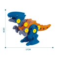 thumbnail image 6 of Assembly And Disassembly Triceratops Dinosaur Building Blocks Educational Toys Birthday Holiday Gift, 6 of 9