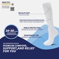 thumbnail image 3 of Calcetines de compresión fenglaoda, 8 pares, 20-30 mm Hg, para hombres y mujeres, 3 of 6