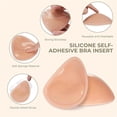 thumbnail image 4 of Self-Adhesive Push-Up Bra Pads Set (1 Pair Water-Drop Beige + 1 Pair Water-Drop Black) - Adhesive Inserts Bra Pads Inserts Pads 2Pairs Removable Women'S Bra Pads Inserts Double Adh Makeup Organizers, 4 of 8