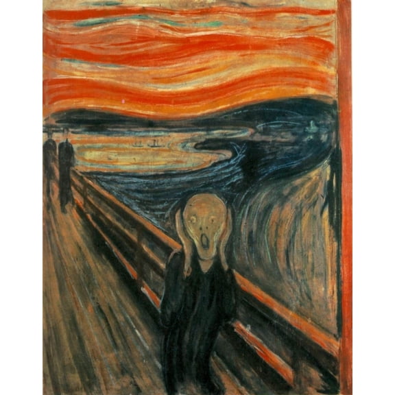 The Scream 1893 Canvas Art - Edvard Munch (18 x 24)