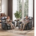 thumbnail image 5 of Bonzy Home 2 Pack Large Power Lift Chair Recliner for Elderly, Heavy Duty Electric Lift Recliner with Massage, for tall men, Gray, 5 of 7