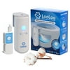 LooLoo Automatic Touchless Toilet Spray Starter Kit (Dispenser and 1 Fragrance Bottle) - Clean Cotton Fragrance