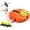 Orange, variant on Solo Tennis Trainer Rebound Ball with String, Self Tennis Practice Training Kit with Fillable Base, Anti-Slip Tennis Bounce Back Trainer for Adults Beginners