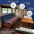 thumbnail image 5 of Xixirimido RV Couch Covers for Sofa Bed 2-Piece Stretchable Backrest & Seat Covers for Jackknife Sofa Bed Anti-slip Camper Couch Covers, Vintage Distressed US Flag, 5 of 7