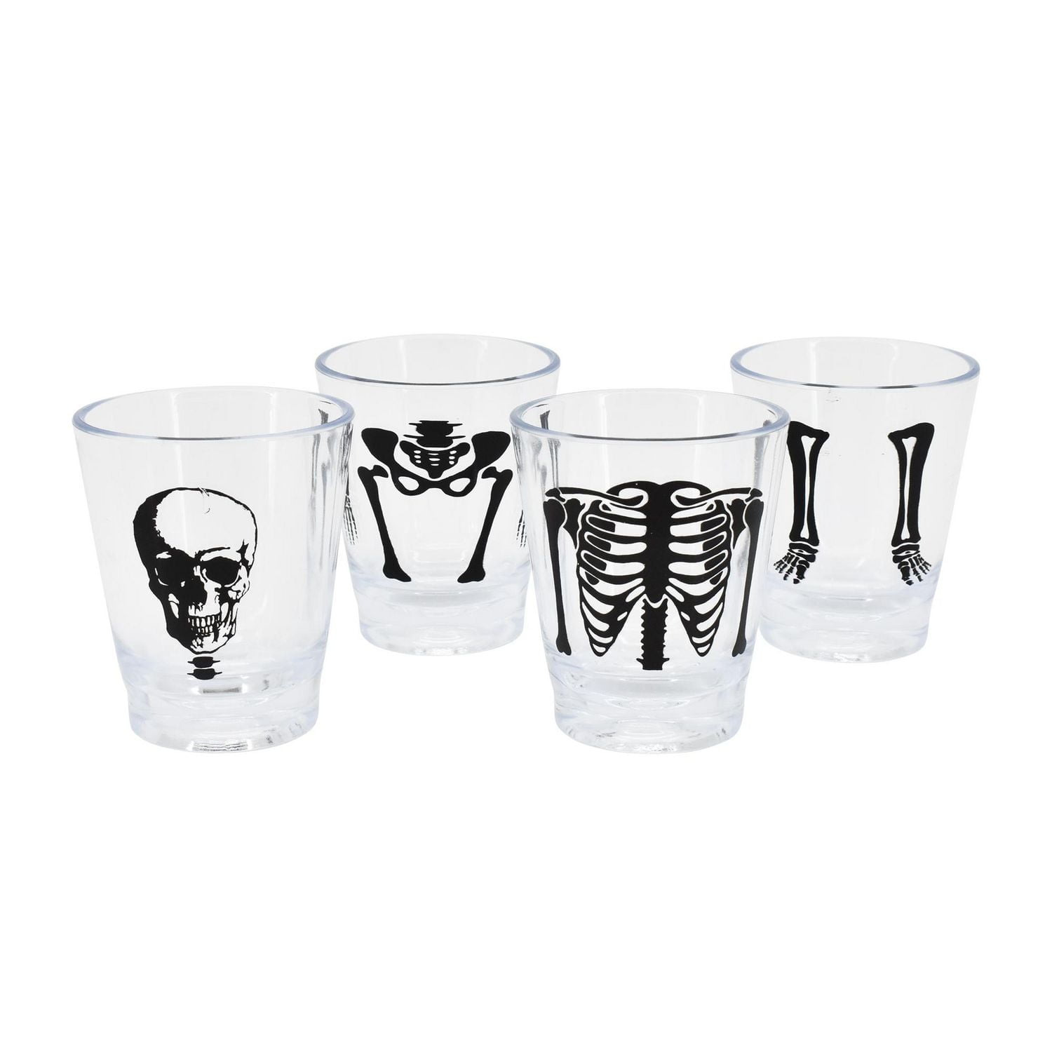 Halloween set of 4 shot glasses