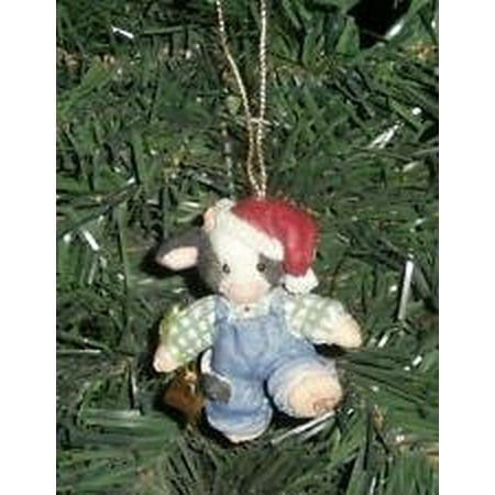 mary s moo moos by enesco boy cow with bell hanging ornament