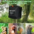 thumbnail image 6 of Bxaolu 10 Gallons/40L Solar Shower Bag Solar Heating Camping Shower Bag with &nbsp;Removable Hose for Outdoor Hiking Climbing, Black, 6 of 9