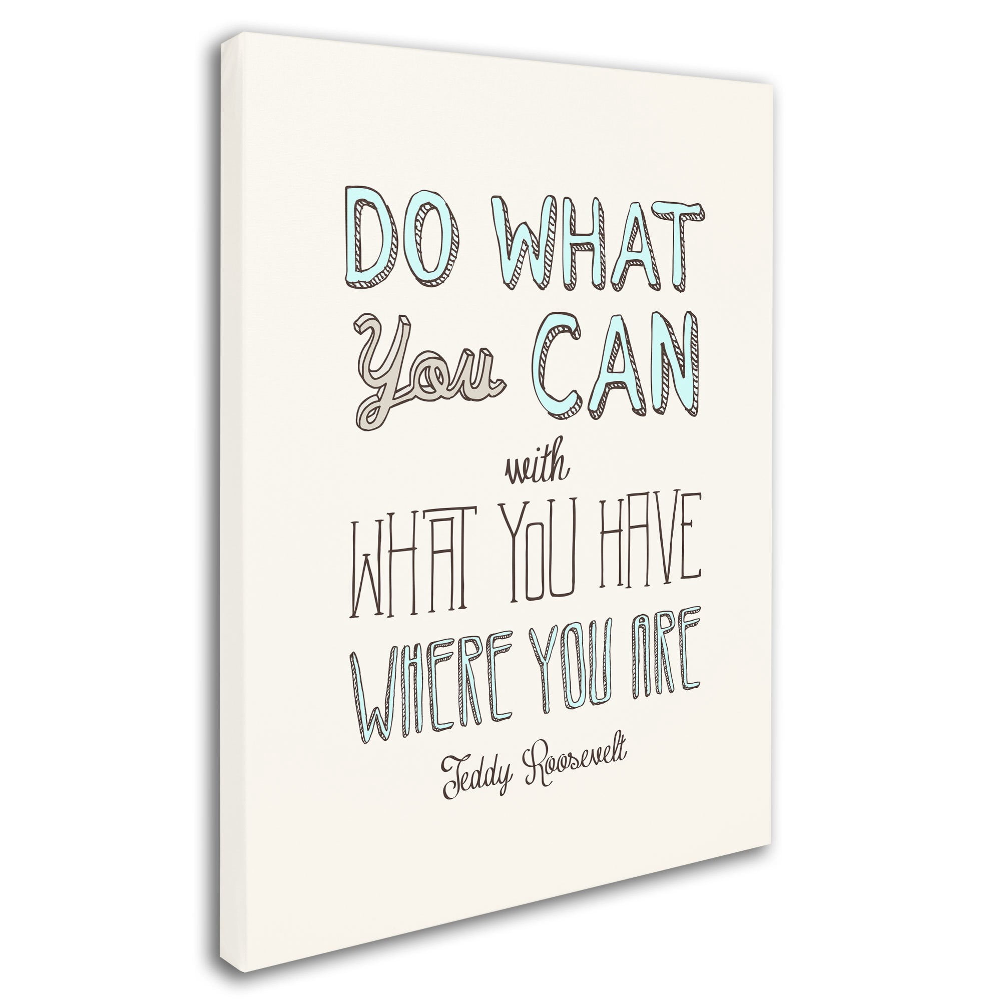 Trademark Fine Art "Do What You Can II" Canvas Art by Megan Romo