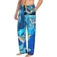 thumbnail image 2 of Vaporeon Men's Pajama Pants, Ultra-soft Comfy Casual Lounge Pants, Graphic Printed Sleep Pjs Bottoms With Drawstring Pockets, 2 of 8
