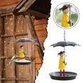 thumbnail image 2 of Hummingbird Feeders for Outdoors, Bird Feeder Metal Bracelet Girl And Umbrella Bird Feeder Metal Handicraft Garden Decoration Pendant, 2 of 7